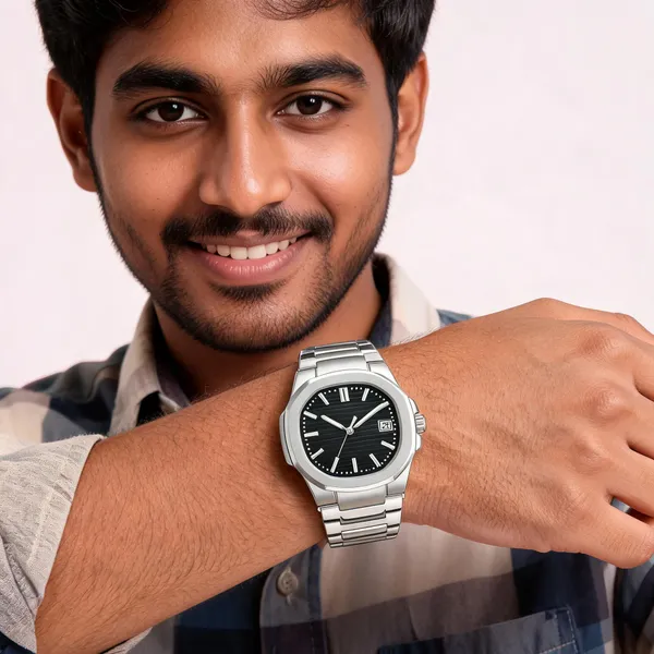 Silver_Stainless_Steel_Black_Dial_Analog_Watch_For_Men