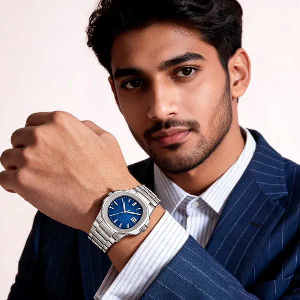 Silver_Stainless_Steel_Blue_Dial_Analog_Watch_For_Men
