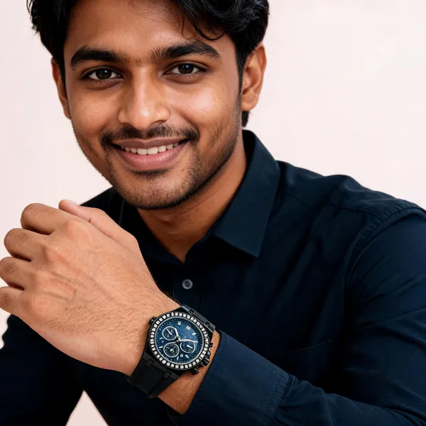 Black_Silicone_Crystal_Bezel_Chronograph_Analog_Watch_For_Men