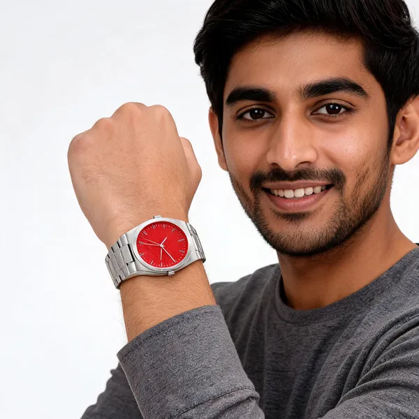 Silver_Stainless_Steel_Red_Dial_Analog_Watch_For_Men