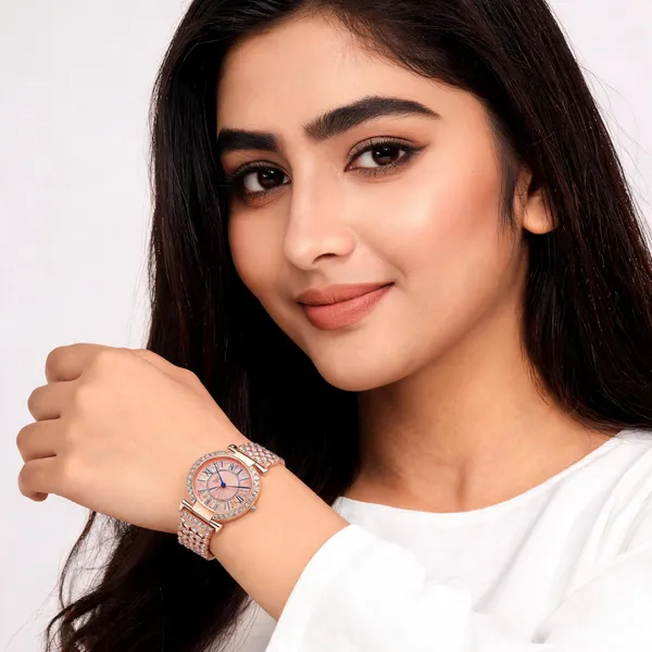 Rose_Gold_Stainless_Steel_Rhinestone_Embellished_Bracelet_Analog_Watch_For_Women
