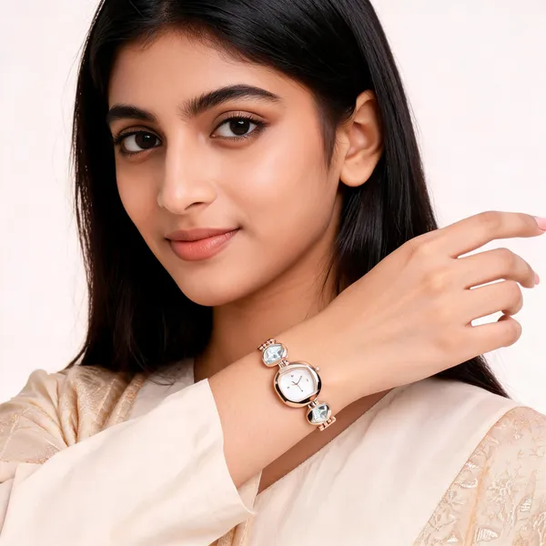 Rose_Gold_Stainless_Steel_Crystal_Accent_Bracelet_Analog_Watch_For_Women