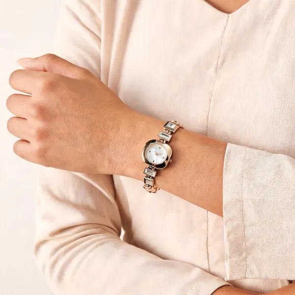 Rose_Gold_Stainless_Steel_Geometric_Link_Bracelet_Analog_Watch_For_Women