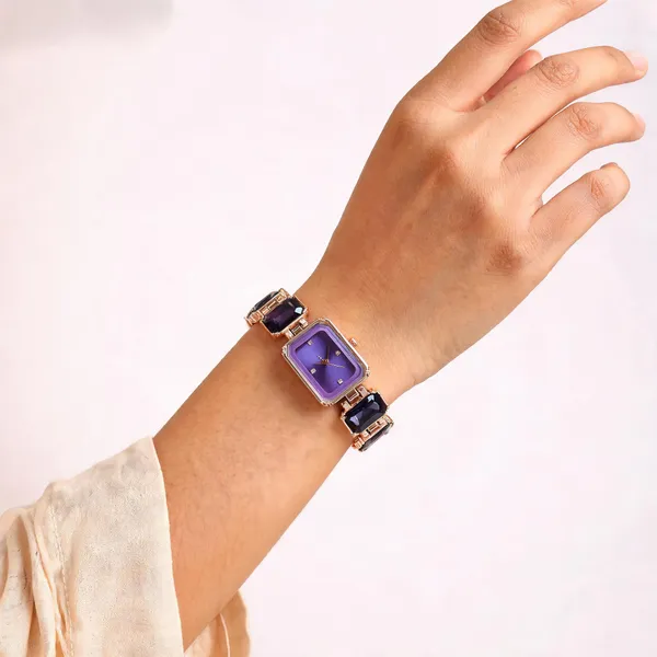 Purple_Rose_Gold_Stainless_Steel_Rectangular_Bracelet_Watch_For_Women