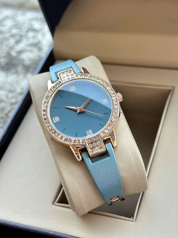 Blue_Leather_Stainless_Steel_Crystal_Studded_Bezel_Analog_Watch_For_Women