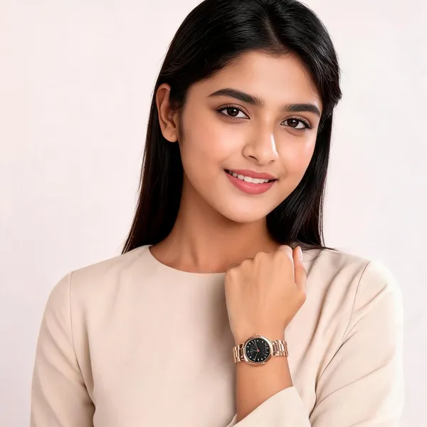 Rose_Gold_Black_Stainless_Steel_Analog_Quartz_Watch_For_Women
