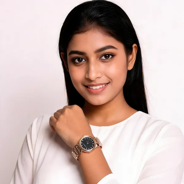 Rose_Gold_Black_Stainless_Steel_Analog_Quartz_Watch_For_Women