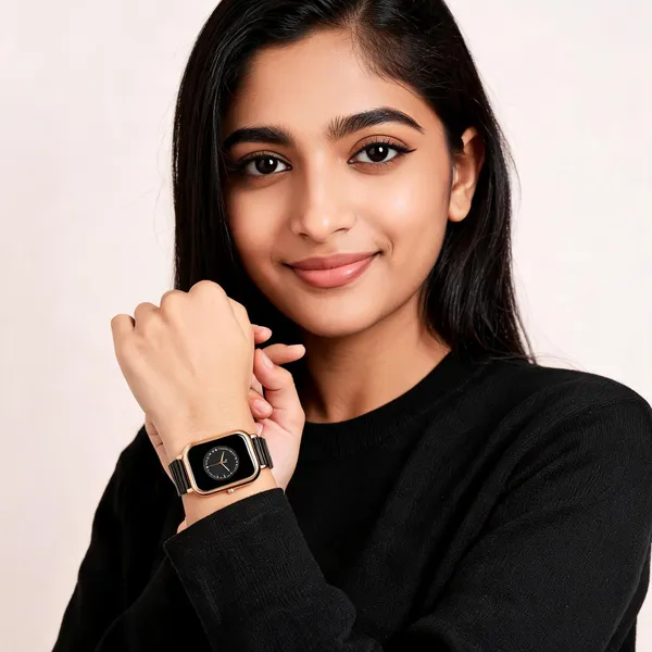 Black_Rose_Gold_Stainless_Steel_Square_Dial_Watch_For_Women