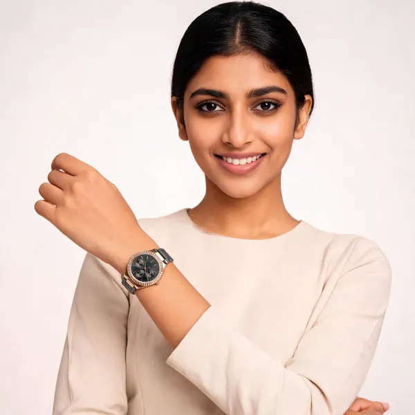Rose_Gold_Black_Stainless_Steel_Link_Bracelet_Analog_Watch_For_Adults