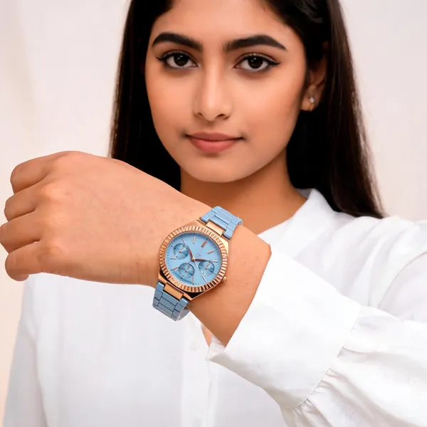 Blue_Stainless_Steel_Link_Bracelet_Analog_Watch_For_Adults