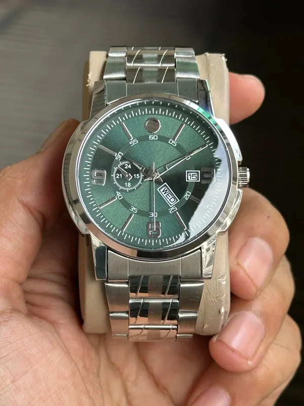 Silver_Metal_Strap_Green_Dial_Analog_Watch_for_Men
