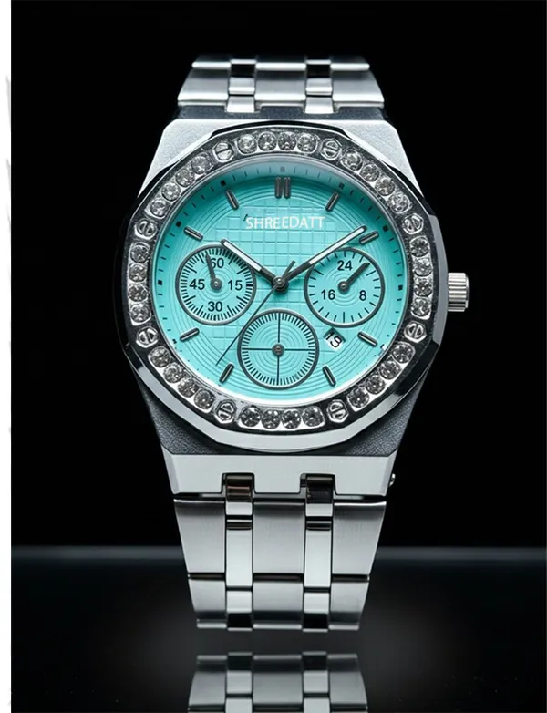 Silver_Metal_Chronograph_Watch_for_Men