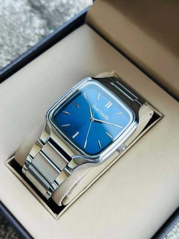 Silver_Tone_Blue_Dial_Square_Analog_Watch_For_Men