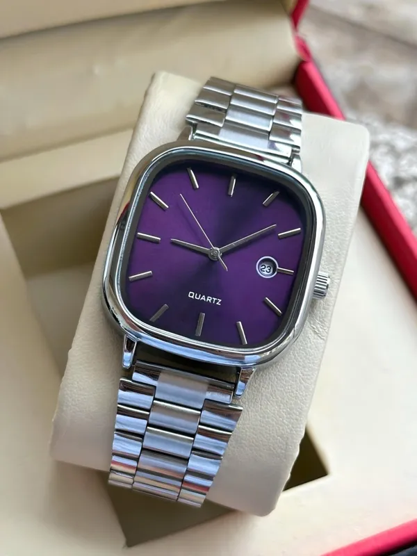 Silver_Metal_Purple_Dial_Quartz_Watch_for_Men