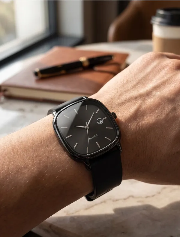 Black_Square_Dial_Quartz_Watch_for_Men_And_Men