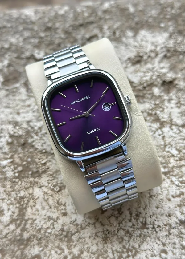 Silver_Metal_Purple_Dial_Quartz_Watch_for_Men