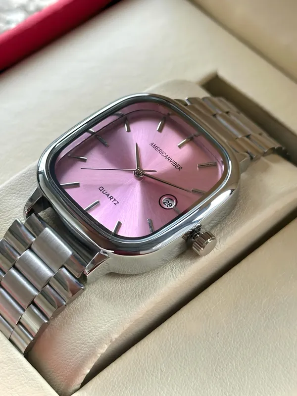 Pink_Metal_Square_Dial_Watch_for_Men