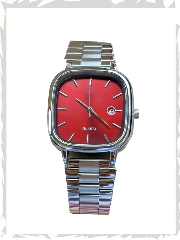 Red_Metal_Bracelet_Quartz_Watch