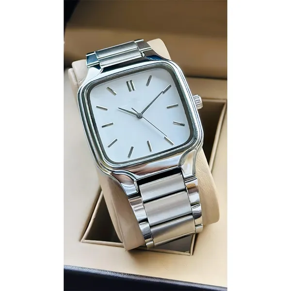 Silver_Tone_Square_Dial_Analog_Wrist_Watch