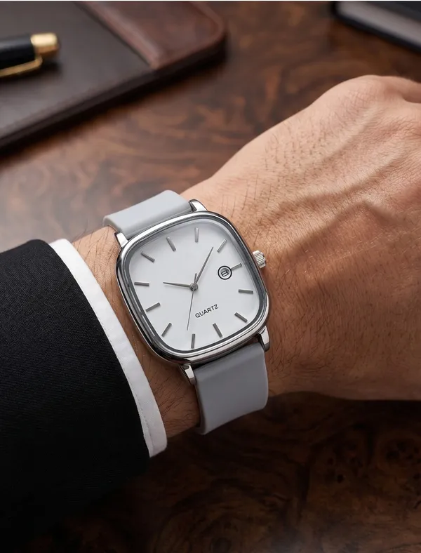 Grey_Silicone_Strap_Square_Dial_Watch_for_Adults