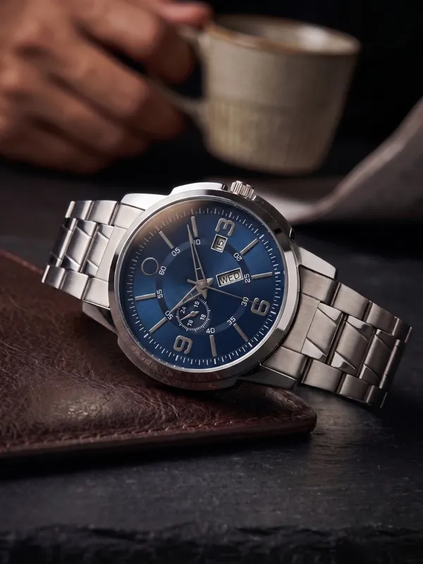 Silver_Stainless_Steel_Chronograph_Watch_For_Men