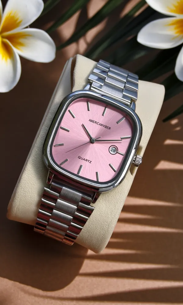 Pink_Metal_Square_Dial_Watch_for_Men