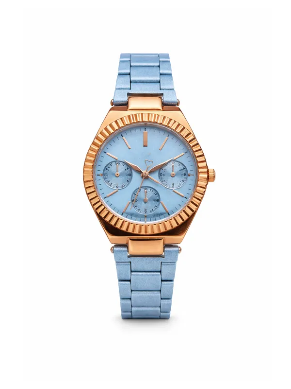 Blue_Metal_Link_Watch_for_Women