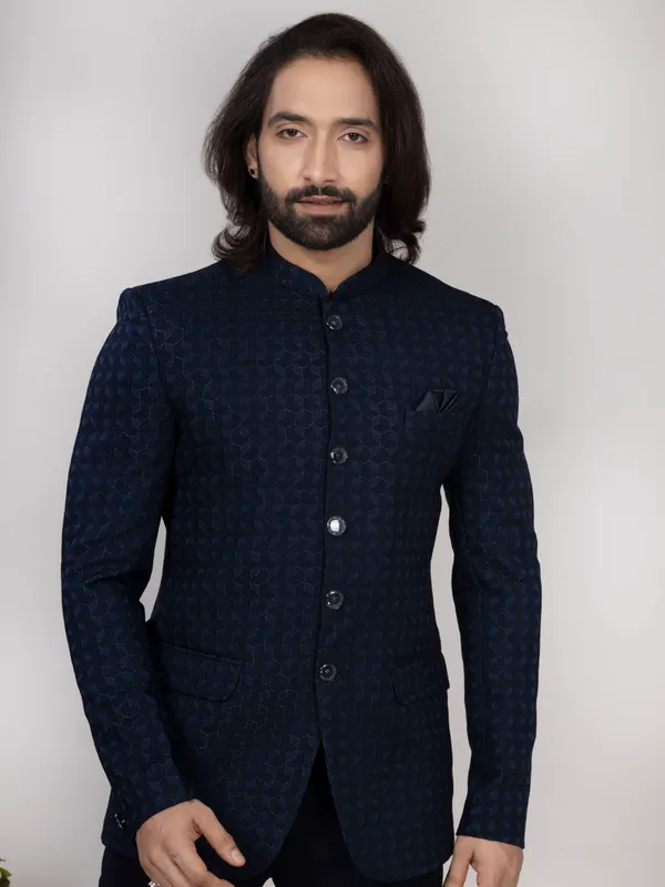Navy_Blue_Jacquard_Regular_Fit_Jodhpuri_Suit_for_Wedding_&_Reception