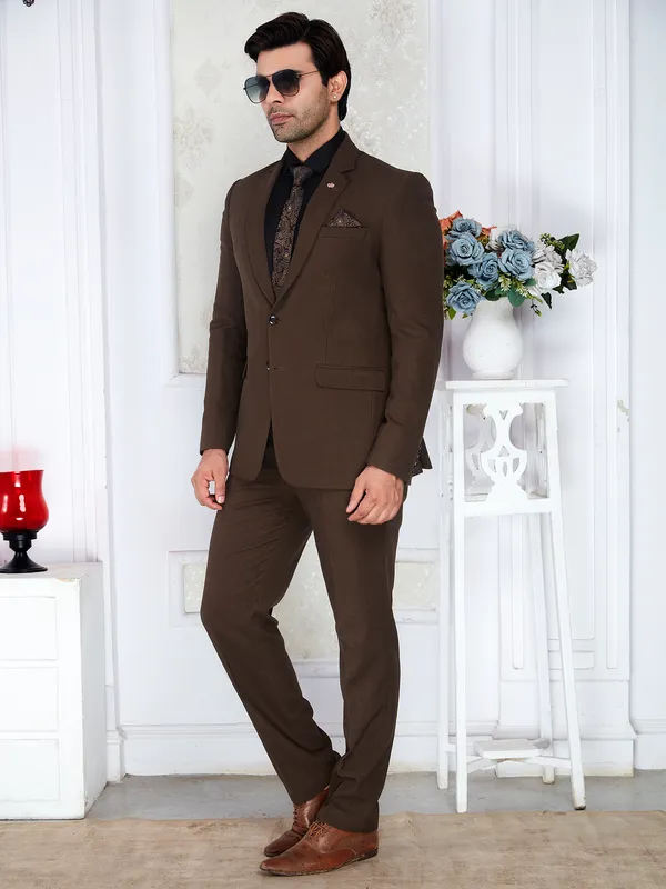 Dark_Brown_Regular_Fit_Formal_Blazer