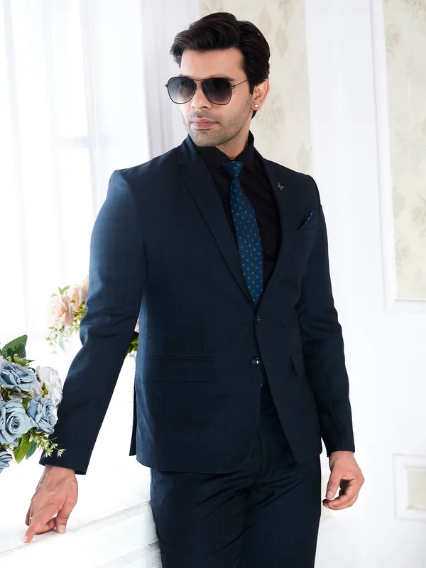 Teal_Blue_2_Piece_Suit_For_Men_Regular_Fit_Teal_Blue_Dry_Clean_Only