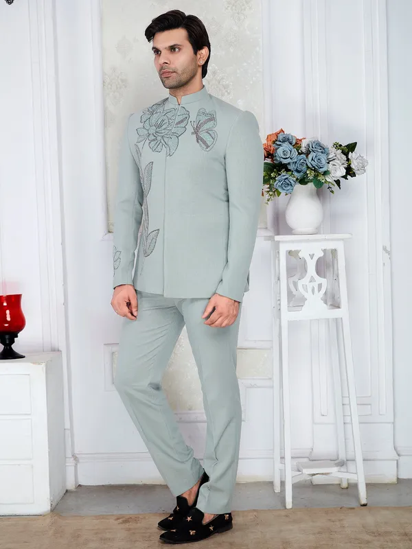 Sage_Green_Floral_Embroidered_Regular_Fit_Jodhpuri_Suit_Sage_Green