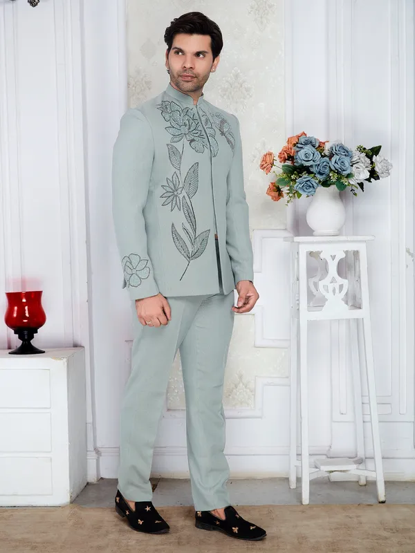 Sage_Green_Floral_Embroidered_Regular_Fit_Jodhpuri_Suit_Sage_Green