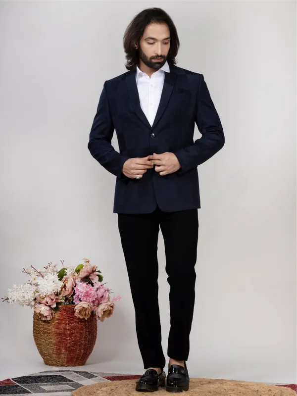 Navy_Blue_Checkered_Blazer_For_Men_Premium_Formal_Party_Wear_Navy