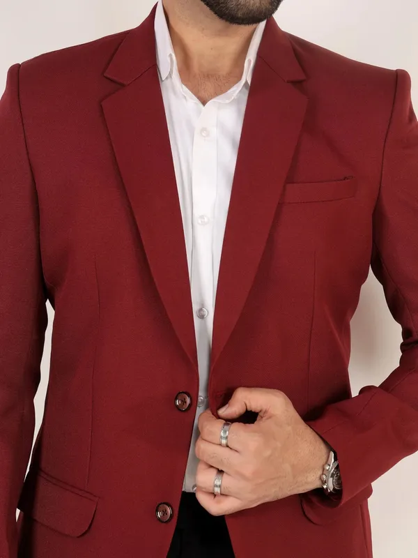 Red_Matty_Regular_Fit_Single_Breasted_Blazer_Red