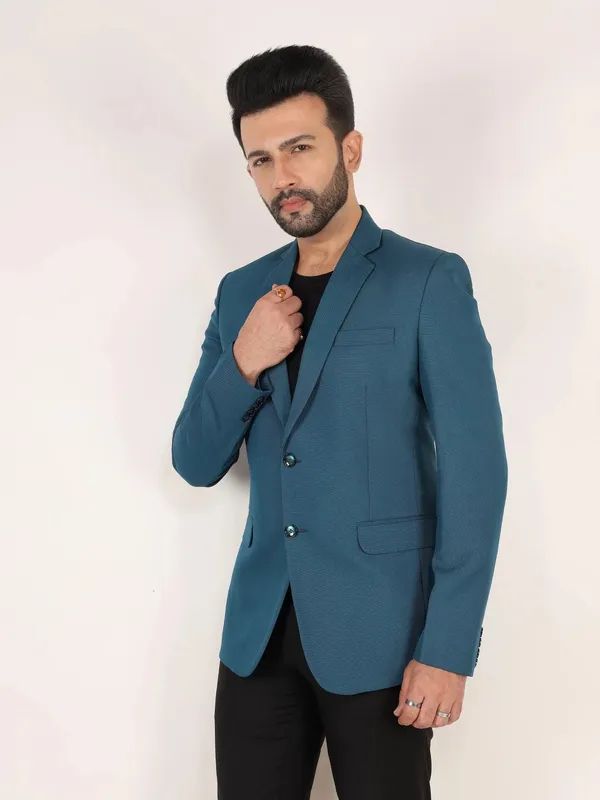 Teal_Blue_Matty_Regular_Fit_Single_Breasted_Blazer_Teal_Blue