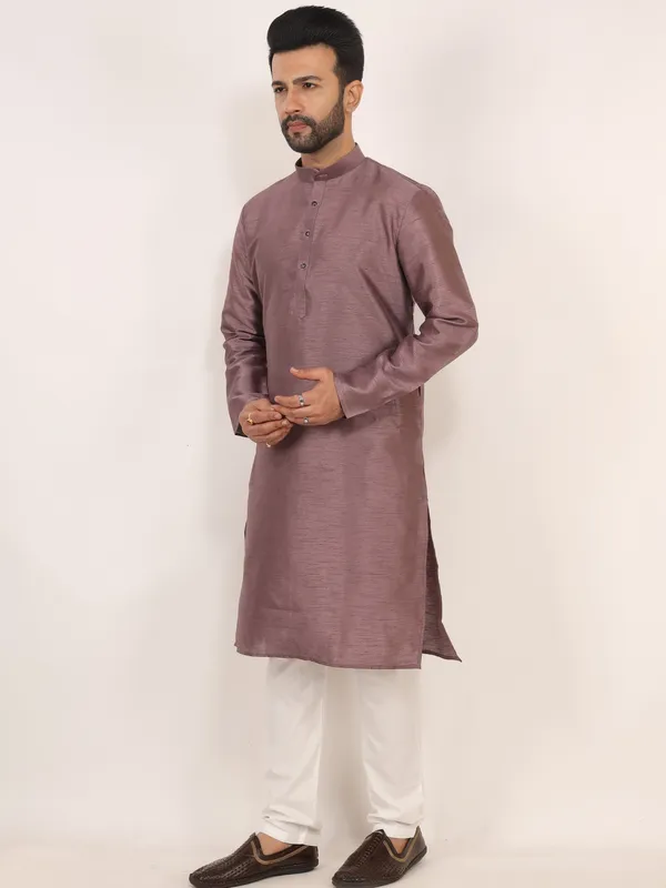 Dusty_Pink_Kurta_Pajama_Set_Dusty_Rose