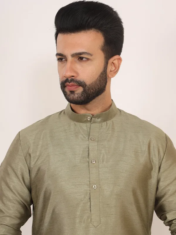 Olive_Green_Kurta_Pajama_Set_Olive_Green