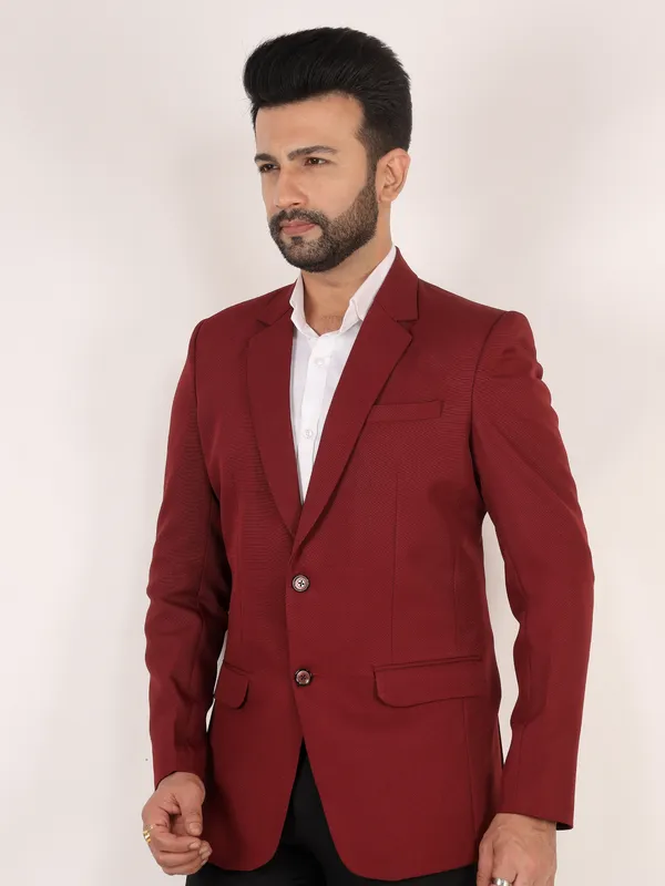 Red_Matty_Regular_Fit_Single_Breasted_Blazer_For_Men