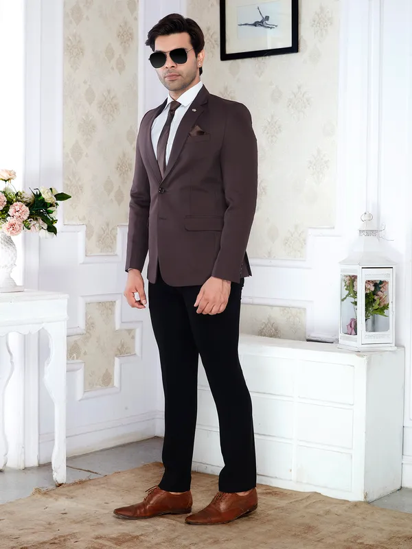 Brown_Regular_Fit_Formal_Blazer_For_Men