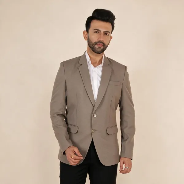 Stone_Grey_Matty_Regular_Fit_Single_Breasted_Blazer_For_Men