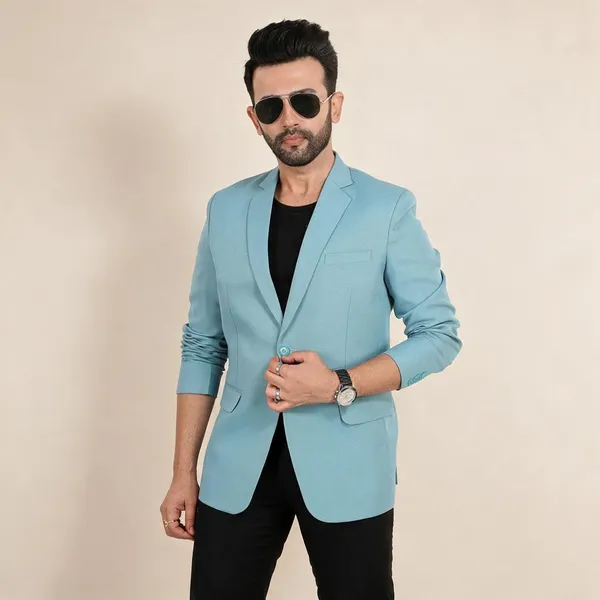 Sky_Blue_Polyester_Regular_Fit_Single_Breasted_Blazer_For_Men