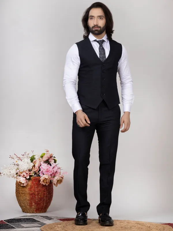 Black_Textured_3_Piece_Suit_Set