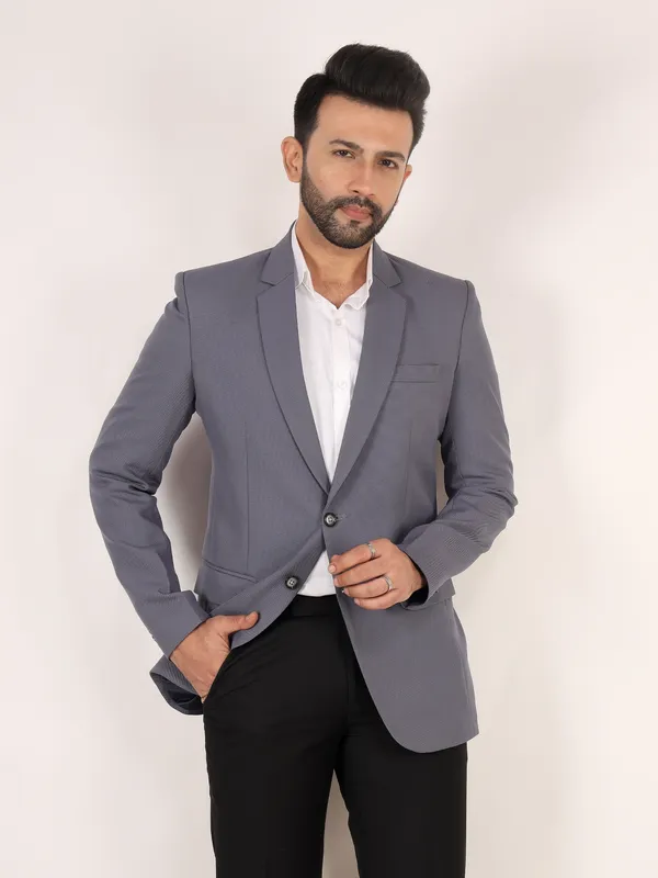 Grey_Polyester_Regular_Fit_Textured_Formal_Blazer_For_Men