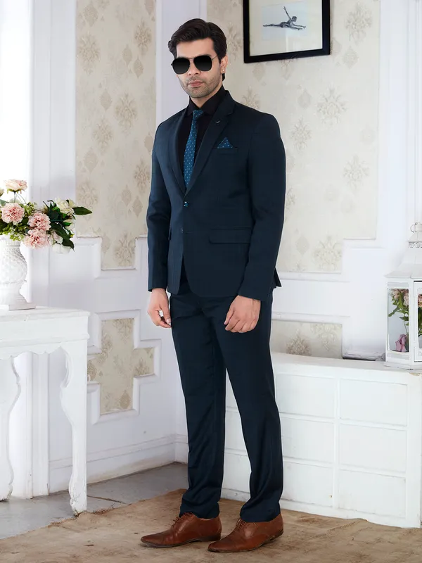 Teal_Blue_Regular_Fit_Formal_Blazer
