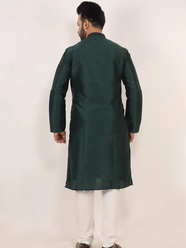 Dark_Green_Kurta_Pajama_Set