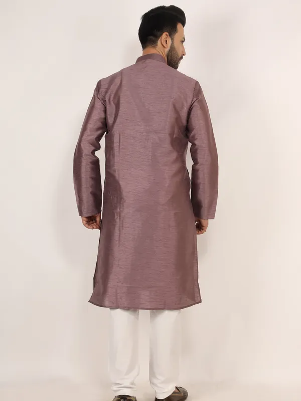 Dusty_Pink_Kurta_Pajama_Set