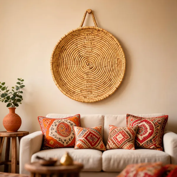 Banana_Fibre_Woven_Round_Wall_Hanging_Decor
