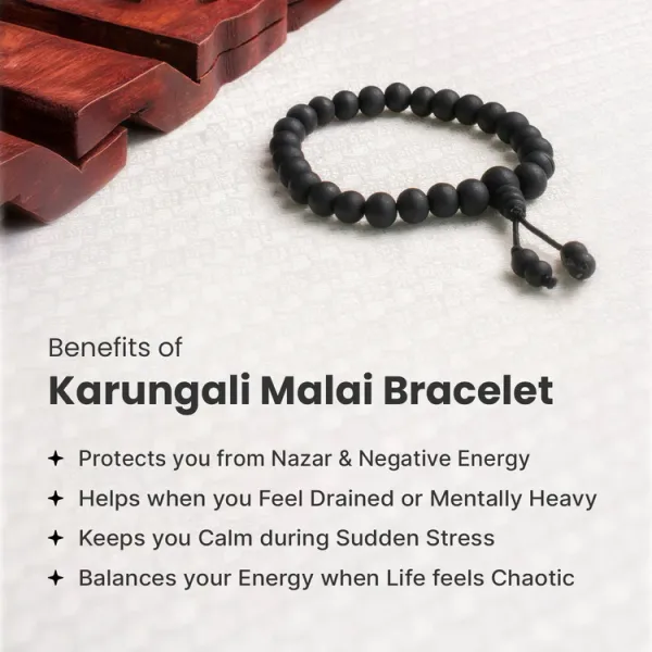 Crystaura_Black_Ebony_Karungali_Wood_Spiritual_Bracelet