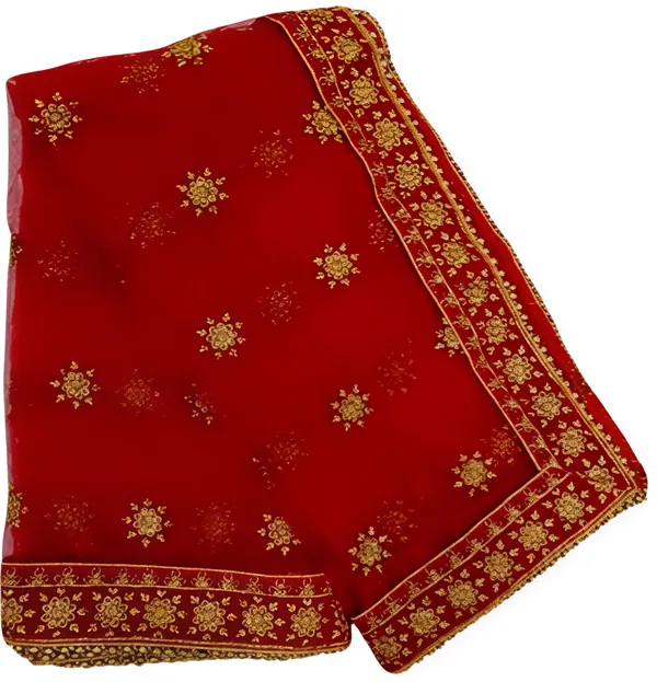 Red_Net_Embroidered_Wedding_Dupatta_For_Women