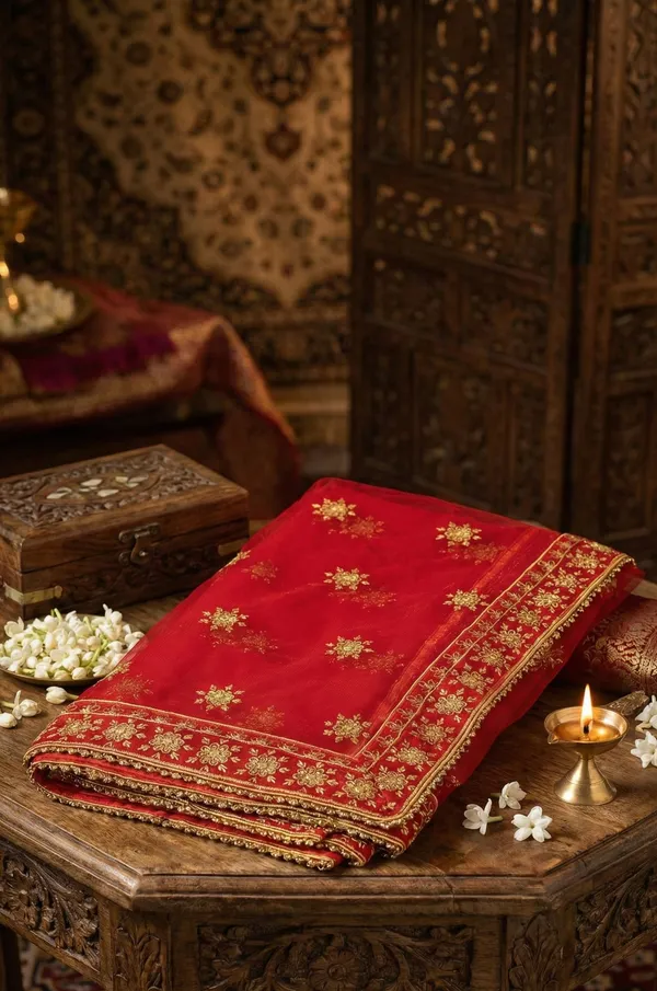 Red_Net_Embroidered_Wedding_Dupatta_For_Women